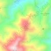 Mappa topografica Rocca Timogna, altitudine, rilievo