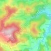Mappa topografica Napoly, altitudine, rilievo