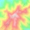 Mappa topografica Cheoah Bald, altitudine, rilievo