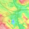 Mappa topografica Catcliffe, altitudine, rilievo