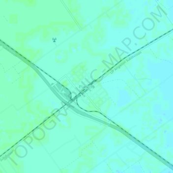 Mappa topografica Placedo, altitudine, rilievo