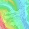 Mappa topografica Petit Pallon, altitudine, rilievo