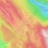 Mappa topografica La Rivolière, altitudine, rilievo