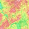 Mappa topografica Limburg-Weilburg, altitudine, rilievo
