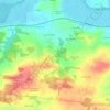 Mappa topografica Le Saut du Chevreuil, altitudine, rilievo
