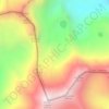 Mappa topografica Саяны, altitudine, rilievo