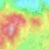 Mappa topografica Sanfins de Ferreira, altitudine, rilievo