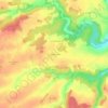 Mappa topografica La Grande Poisse, altitudine, rilievo