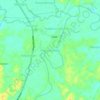 Mappa topografica Poblacion Ilaya, altitudine, rilievo