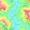 Mappa topografica Muwani, altitudine, rilievo