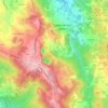 Mappa topografica Arcozelo, altitudine, rilievo