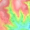 Mappa topografica Yawl, altitudine, rilievo