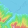 Mappa topografica Onohea, altitudine, rilievo