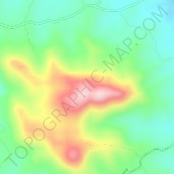 Mappa topografica Cerro Emboaba, altitudine, rilievo