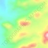 Mappa topografica Serra Verde, altitudine, rilievo