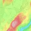Mappa topografica Sézéria, altitudine, rilievo