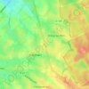 Mappa topografica Le Calvaire de Preux, altitudine, rilievo