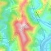 Mappa topografica Monte Pozzo, altitudine, rilievo