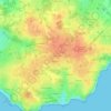 Mappa topografica La Villès Mollé, altitudine, rilievo