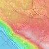 Mappa topografica Naron, altitudine, rilievo