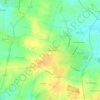 Mappa topografica La Ribotelière, altitudine, rilievo
