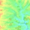 Mappa topografica Les Marlots, altitudine, rilievo