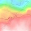 Mappa topografica Mirador Cruz del Condor, altitudine, rilievo