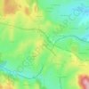 Mappa topografica Gathelière, altitudine, rilievo