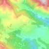Mappa topografica Bretui, altitudine, rilievo
