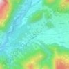 Mappa topografica Fiorine, altitudine, rilievo