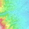 Mappa topografica Les Ruets, altitudine, rilievo