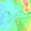 Mappa topografica A Estrada, altitudine, rilievo