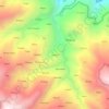 Mappa topografica Khabar, altitudine, rilievo