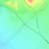 Mappa topografica Chuin, altitudine, rilievo