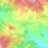 Mappa topografica Benabarre, altitudine, rilievo
