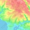 Mappa topografica Kerampéru, altitudine, rilievo