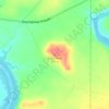 Mappa topografica Crow Peak, altitudine, rilievo