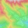 Mappa topografica Aso de Sobremonte, altitudine, rilievo