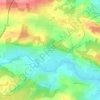 Mappa topografica Le Chat, altitudine, rilievo