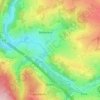 Mappa topografica Lasnenville, altitudine, rilievo