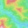 Mappa topografica Maleggia, altitudine, rilievo