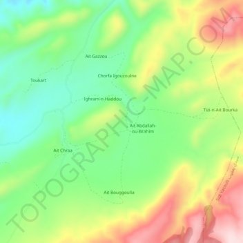 Mappa topografica Al Matroh, altitudine, rilievo