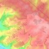 Mappa topografica Grange Pourrain, altitudine, rilievo