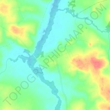 Mappa topografica Passo Novo, altitudine, rilievo