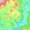 Mappa topografica Sankt Oswald, altitudine, rilievo
