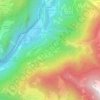 Mappa topografica Montfort, altitudine, rilievo