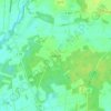 Mappa topografica Hülsen, altitudine, rilievo