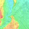 Mappa topografica Manjo-Gazans, altitudine, rilievo