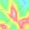 Mappa topografica An Caisteal, altitudine, rilievo