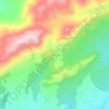 Mappa topografica Melikgazi, altitudine, rilievo